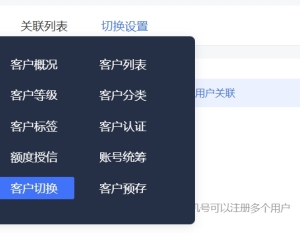 客户切换功能操作指引
